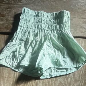 FP Movement by Free People Light Green High Waist Shorts